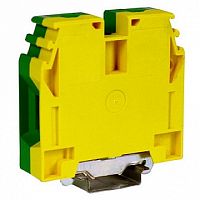 Клемма для заземления с винтовым зажимом DKC Quadro 70мм?, желто-зеленый, ZTO810 | код. ZTO810 |  DKC